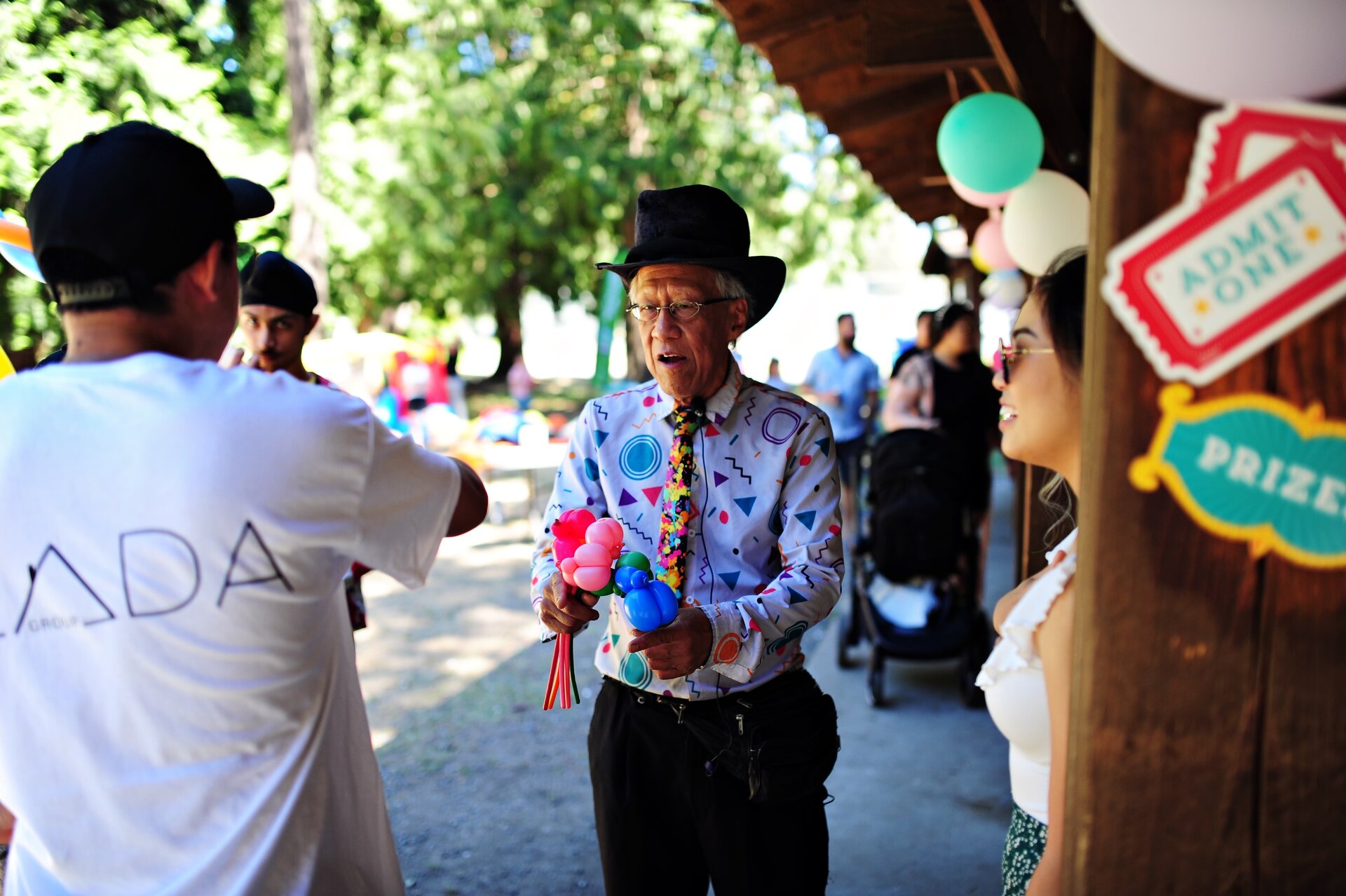 Carnival entertainment for past clients and neighbours