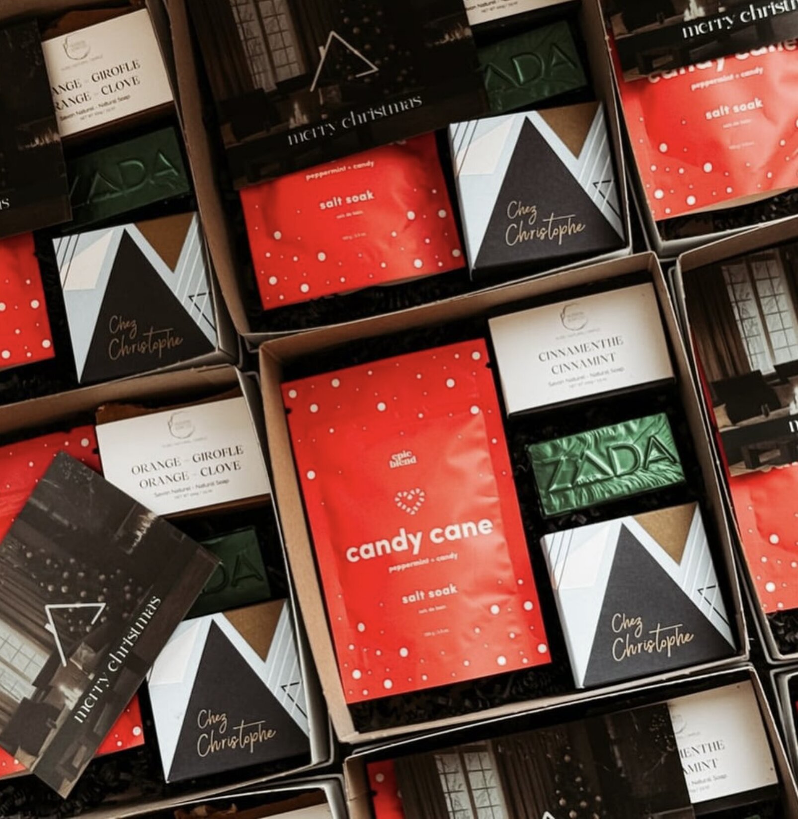 Inside the Zada Group Christmas gift: Chez Christophe chocolates and Canadian-made salt soaks