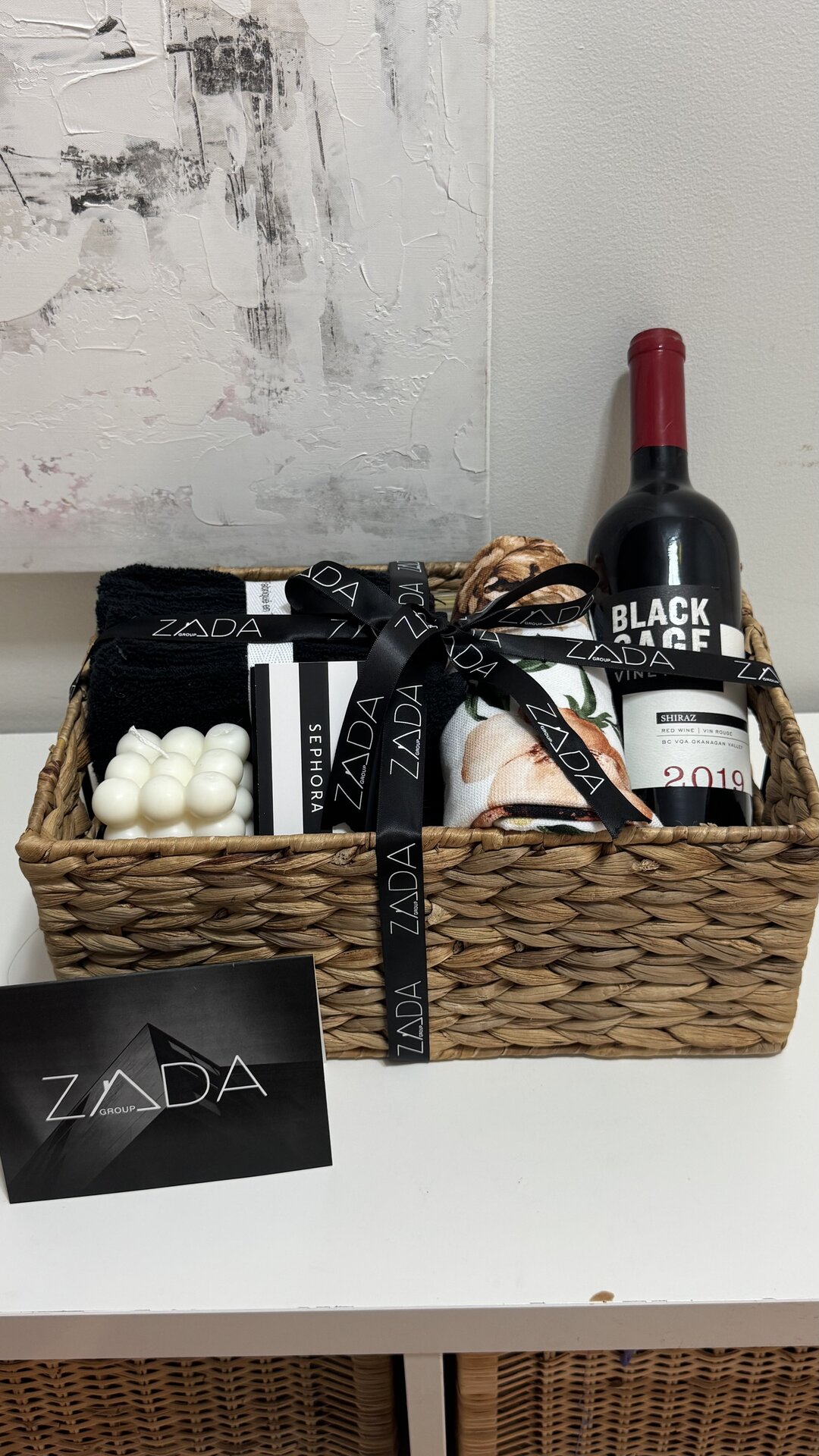 Closing gift basket from Zada Group